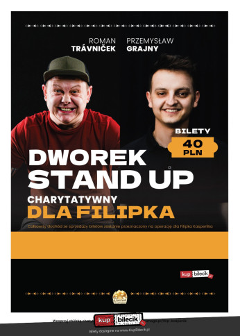Stare Bystre Wydarzenie Stand-up Charytatywny stand-up: Przemysław Grajny,Roman Travnicek